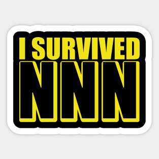 I Survived No Nut November Sticker